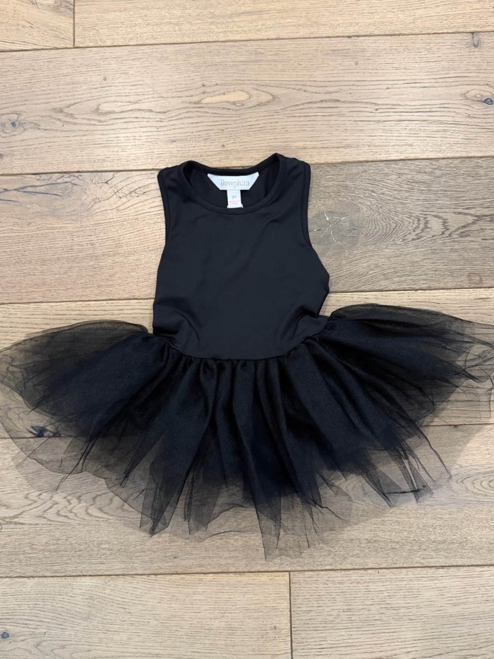 NWT iloveplum Black Tulle Tutu One piece Dress - Size 2T